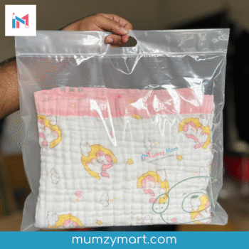 6-Layer Muslin Cotton Swaddle Blanket - 43x43 inch