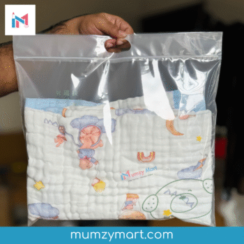 6-Layer Muslin Cotton Swaddle Blanket - 43x43 inch