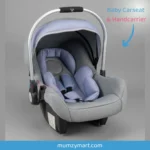 Newborn Premium Soft Car Seat & Hand Carrier - Blue